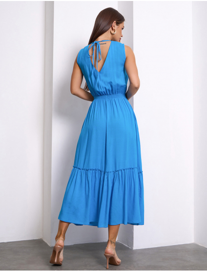 Картинка Сукня максі блакитна