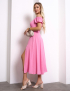 Картинка Сукня міді рожева 