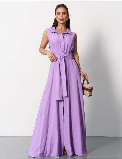 Картинка Сукня максі бузкова 