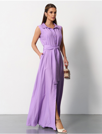 Картинка Сукня максі бузкова 