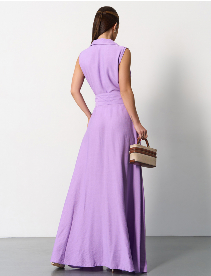 Картинка Сукня максі бузкова 