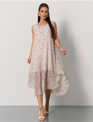 Картинка Сукня міді біла 