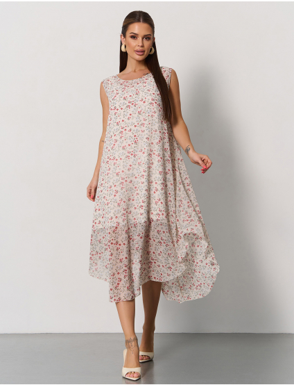 Картинка Сукня міді біла 