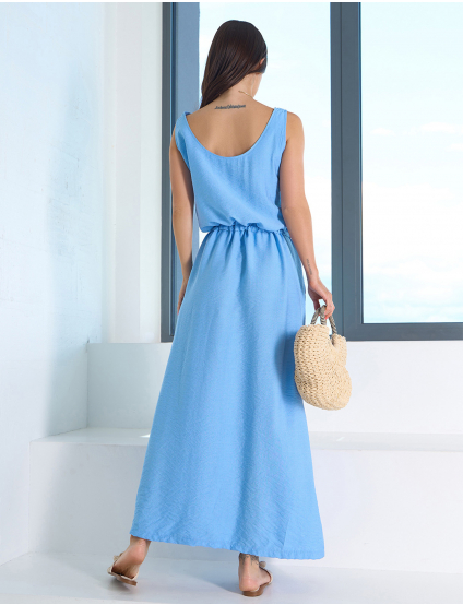 Картинка Сарафан максі блаиктний 