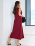 Картинка Сарафан міді бордовий 