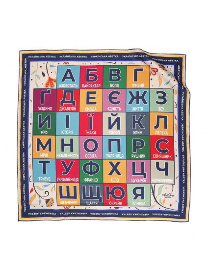 Картинка Хустка "Украінська абетка"