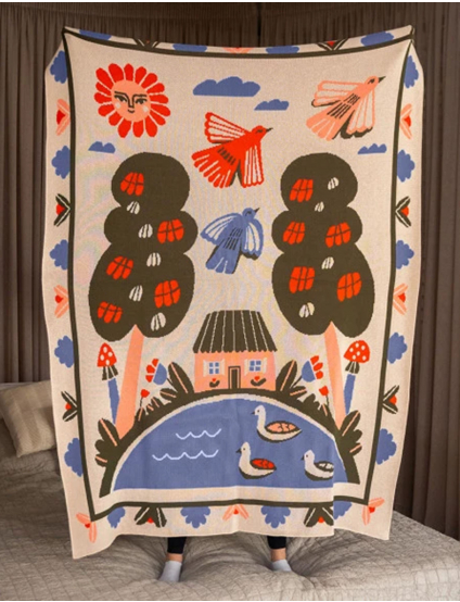 Картинка Плед "Ukrainian tales"
