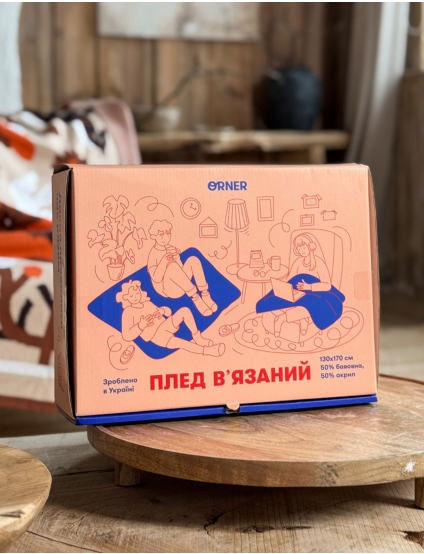 Картинка Плед «Гармонія природи» світлий