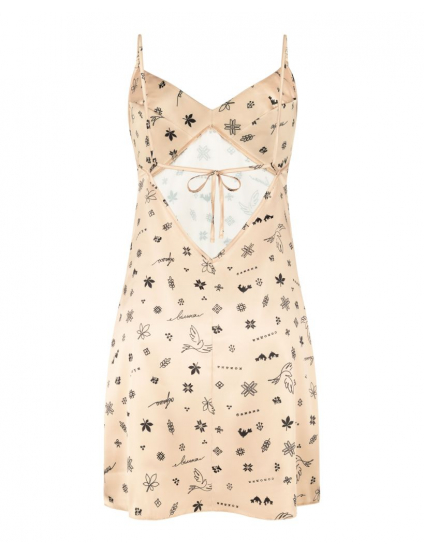 Картинка Нічна сорочка бежева 