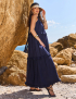 Картинка Сукня максі темно-синя 
