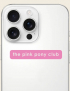 Картинка 3д стікер "The pink pony club"