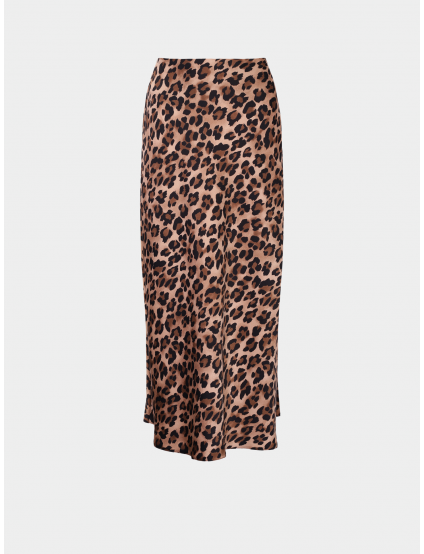 Картинка Спідниця максі бежева з принтом 