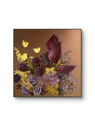 Картинка Картина "Autumn bouquet" 95х95ссм