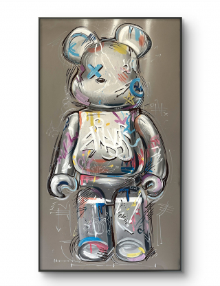 Картинка Картина "Bear graffiti" 42х82см