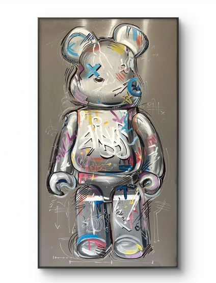 Картинка Картина "Bear graffiti" 42х82см