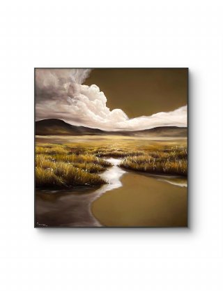Картинка Картина "Golden sunset" 95х95см