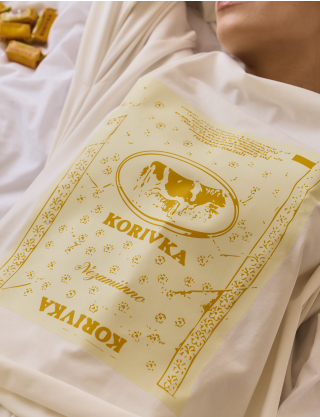 Картинка Лонгслів "KORIVKA" жовтий