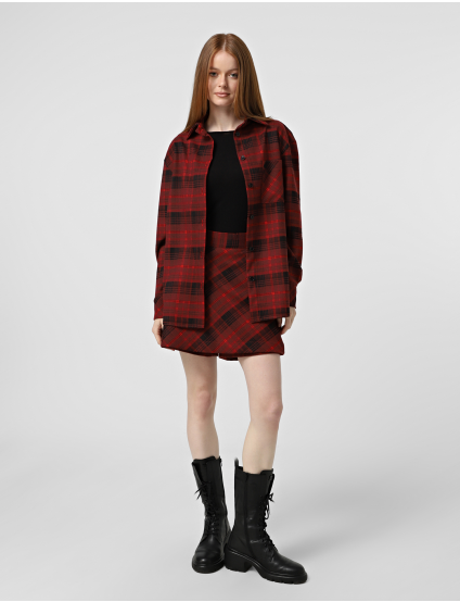 Картинка Сорочка червона картата 