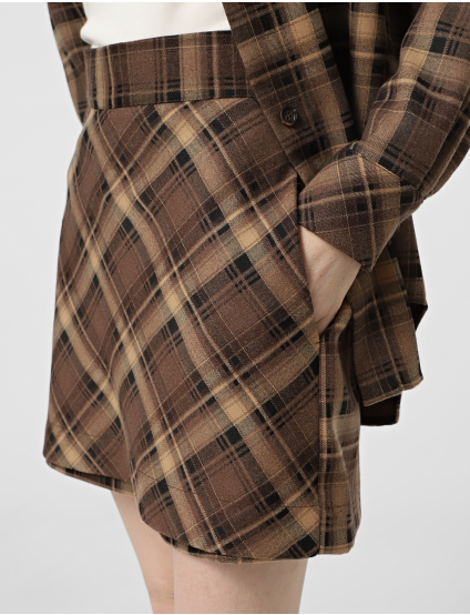 Картинка Спідниця міні коринева 