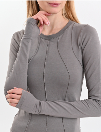 Картинка Лонгслів сірий