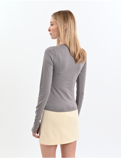 Картинка Лонгслів сірий