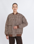Картинка Жакет у дрібну клітинку з контрастними деталями