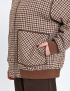 Картинка Жакет у дрібну клітинку з контрастними деталями
