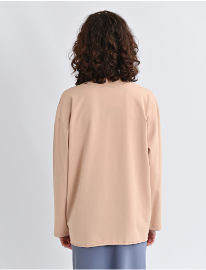 Картинка Лонгслів бежевий