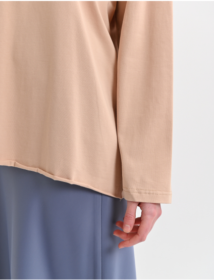 Картинка Лонгслів бежевий