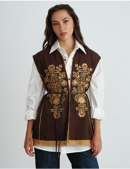 Картинка Камізелька із декоративною вишивкою