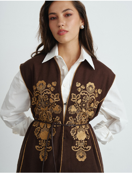 Картинка Камізелька із декоративною вишивкою