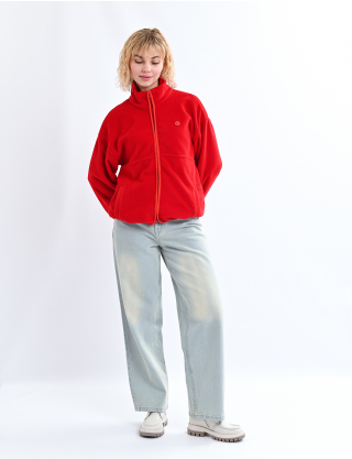 Джинси baggy з потертостями на середній посадці Картинка Джинси baggy з потертостями на середній посадці