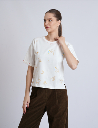 Картинка Футболка з мінімалістичним арт‑принтом