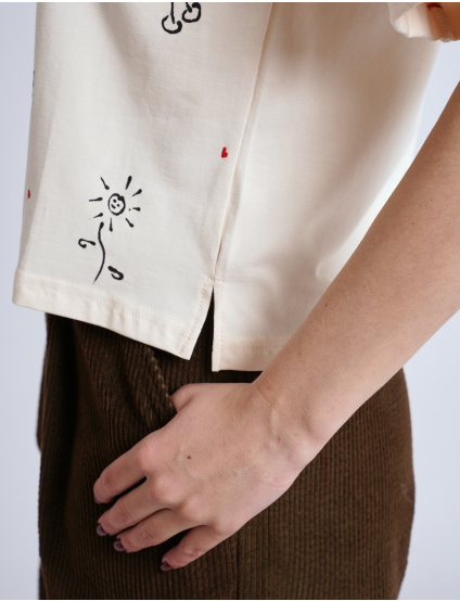 Картинка Футболка з мінімалістичним арт‑принтом