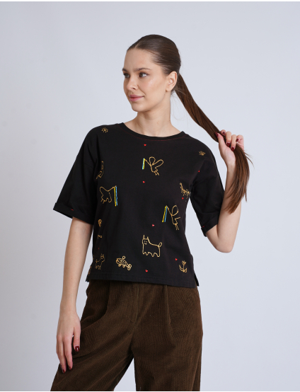 Картинка Футболка з мінімалістичним арт‑принтом