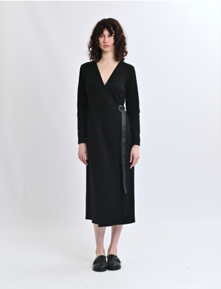 Картинка Сукня міді чорна 