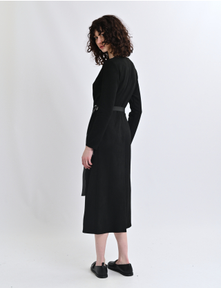 Картинка Сукня міді чорна 