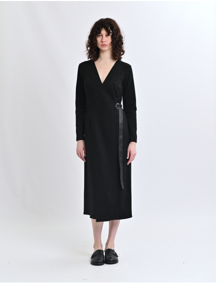 Картинка Сукня міді чорна 