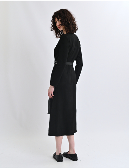 Картинка Сукня міді чорна 