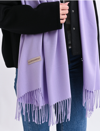 Шарф бузковий Картинка Шарф бузковий