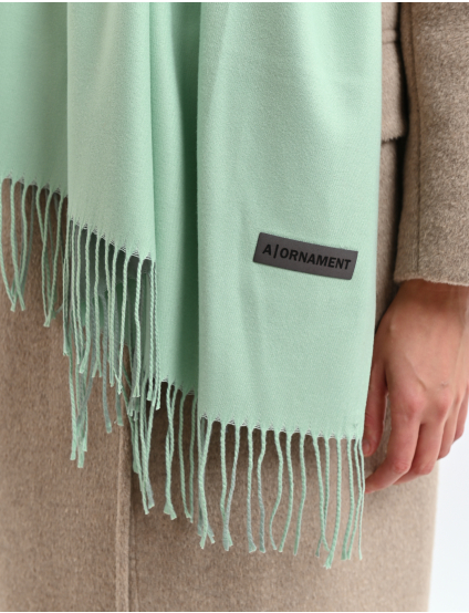 Шарф світло-зелений Картинка Шарф світло-зелений