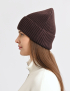 Картинка Шапка темно-коричнева
