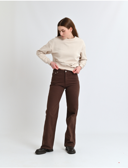 Картинка Джинси темно-коричневі 