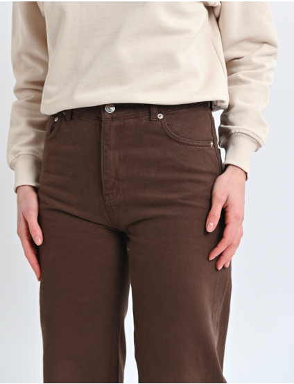 Картинка Джинси темно-коричневі 
