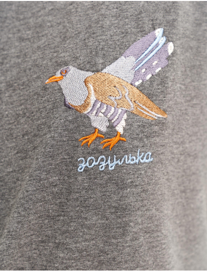 Картинка Лонгслів "Зозулька" сірий 