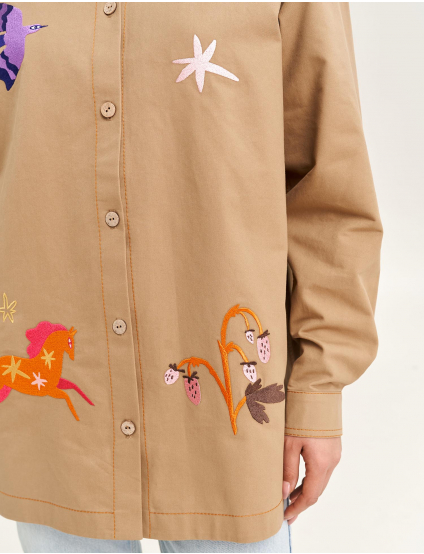 Картинка Сорочка "Казкова"  бежева 