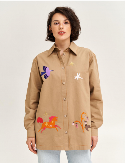 Картинка Сорочка "Казкова"  бежева 