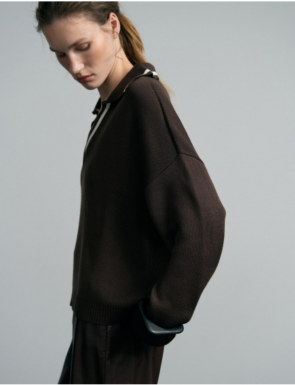 Картинка Кофта темно-коричнева 