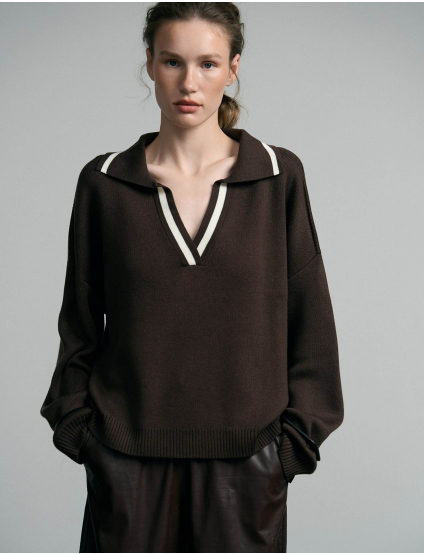 Картинка Кофта темно-коричнева 