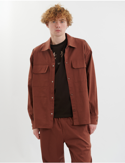 Картинка Сорочка коричнева 